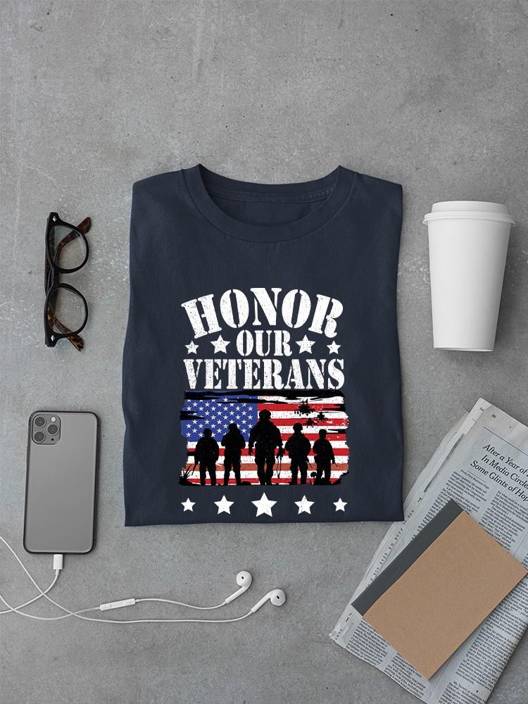 Honor Our Veterans T-shirt -SmartPrintsInk Designs