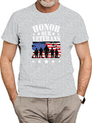 Honor Our Veterans T-shirt -SmartPrintsInk Designs