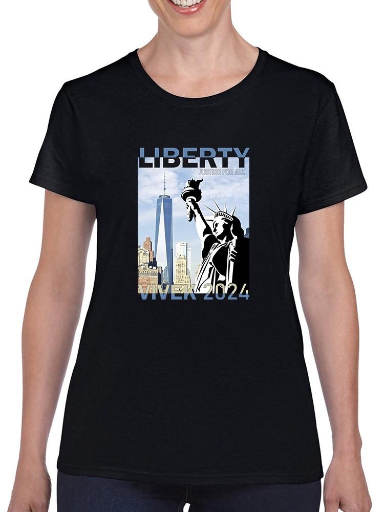 Liberty Vivek 2024 T-shirt -SmartPrintsInk Designs