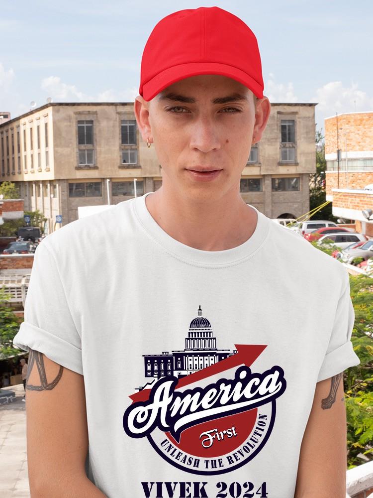 America First Vivek 2024 T-shirt -SmartPrintsInk Designs