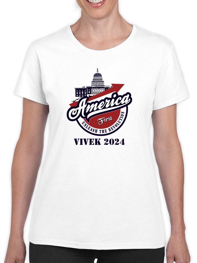 America First Vivek 2024 T-shirt -SmartPrintsInk Designs