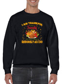 Thankful To Have A Family Hoodie -SmartPrintsInk Designs