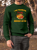 Thankful To Have A Family Hoodie -SmartPrintsInk Designs