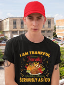 Thankful To Have A Family T-shirt -SmartPrintsInk Designs