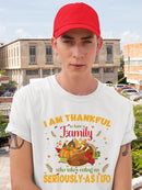 Thankful To Have A Family T-shirt -SmartPrintsInk Designs