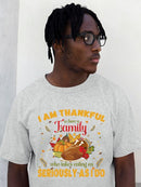 Thankful To Have A Family T-shirt -SmartPrintsInk Designs