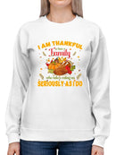 Thankful To Have A Family Hoodie -SmartPrintsInk Designs