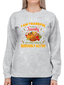 Thankful To Have A Family Hoodie -SmartPrintsInk Designs