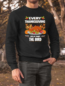 Every Thanksgiving Give The Bird Hoodie -SmartPrintsInk Designs