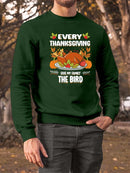 Every Thanksgiving Give The Bird Hoodie -SmartPrintsInk Designs