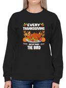 Every Thanksgiving Give The Bird Hoodie -SmartPrintsInk Designs