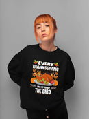 Every Thanksgiving Give The Bird Hoodie -SmartPrintsInk Designs