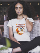 Turkey Makes Me Catatonic T-shirt -SmartPrintsInk Designs