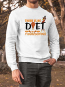 There Is No Diet In Thanksgiving Hoodie -SmartPrintsInk Designs