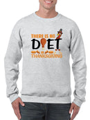 There Is No Diet In Thanksgiving Hoodie -SmartPrintsInk Designs