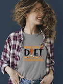 There Is No Diet In Thanksgiving T-shirt -SmartPrintsInk Designs