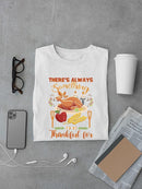 Always Something To Be Grateful T-shirt -SmartPrintsInk Designs