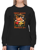 Always Something To Be Grateful Hoodie -SmartPrintsInk Designs