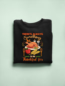 Always Something To Be Grateful Hoodie -SmartPrintsInk Designs