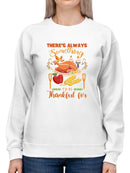 Always Something To Be Grateful Hoodie -SmartPrintsInk Designs