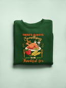 Always Something To Be Grateful Hoodie -SmartPrintsInk Designs