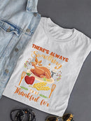 Always Something To Be Grateful T-shirt -SmartPrintsInk Designs