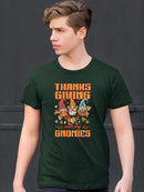 Thanksgiving With My Gnomies T-shirt -SmartPrintsInk Designs