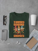 Thanksgiving With My Gnomies T-shirt -SmartPrintsInk Designs