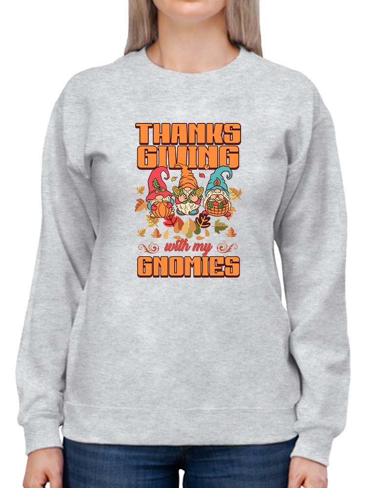Thanksgiving With My Gnomies Hoodie -SmartPrintsInk Designs