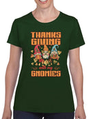 Thanksgiving With My Gnomies T-shirt -SmartPrintsInk Designs