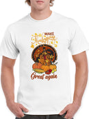 Make Thanksgiving Great Again T-shirt -SmartPrintsInk Designs