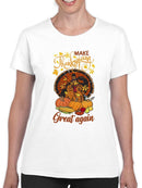 Make Thanksgiving Great Again T-shirt -SmartPrintsInk Designs