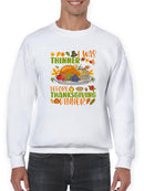 I Was Thinner Before Thanksgivin Hoodie -SmartPrintsInk Designs