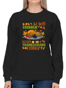I Was Thinner Before Thanksgivin Hoodie -SmartPrintsInk Designs