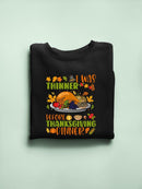 I Was Thinner Before Thanksgivin Hoodie -SmartPrintsInk Designs