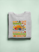 I Was Thinner Before Thanksgivin Hoodie -SmartPrintsInk Designs