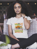 I Was Thinner Before Thanksgiving T-shirt -SmartPrintsInk Designs
