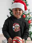 Pug Merry Christmas  Hoodie -SmartPrintsInk Designs