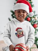 Pug Merry Christmas  Hoodie -SmartPrintsInk Designs
