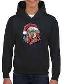 Pug Merry Christmas  Hoodie -SmartPrintsInk Designs