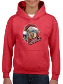 Pug Merry Christmas  Hoodie -SmartPrintsInk Designs
