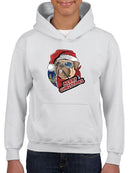 Pug Merry Christmas  Hoodie -SmartPrintsInk Designs