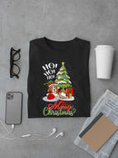Ho Ho Ho! Merry Christmas T-shirt -SmartPrintsInk Designs