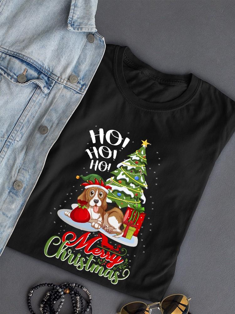 Ho Ho Ho! Merry Christmas T-shirt -SmartPrintsInk Designs