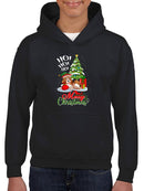 Ho Ho Ho! Merry Christmas Hoodie -SmartPrintsInk Designs