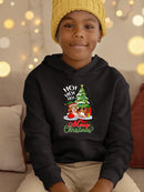 Ho Ho Ho! Merry Christmas Hoodie -SmartPrintsInk Designs