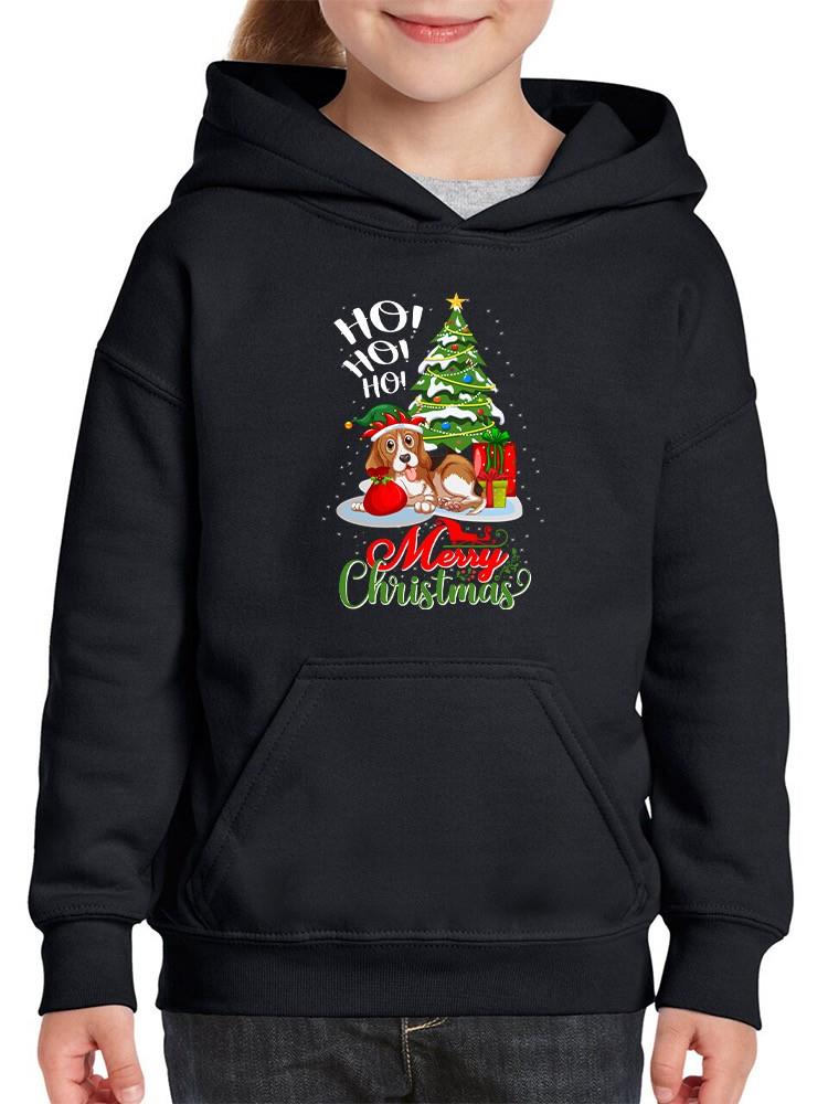 Ho Ho Ho! Merry Christmas Hoodie -SmartPrintsInk Designs