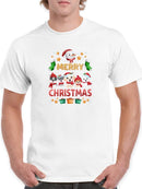 Puppys Merry Christmas T-shirt -SmartPrintsInk Designs