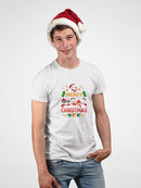 Puppys Merry Christmas T-shirt -SmartPrintsInk Designs