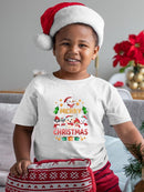 Puppys Merry Christmas T-shirt -SmartPrintsInk Designs